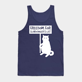 Freedom for Schrödinger's cat Tank Top
